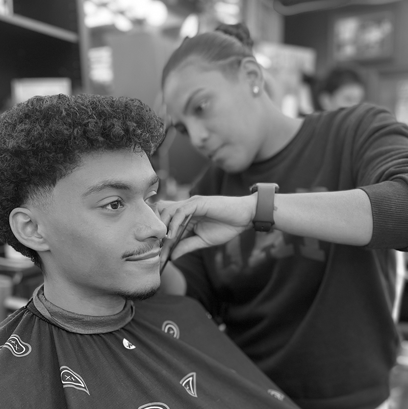 Laura the barber
