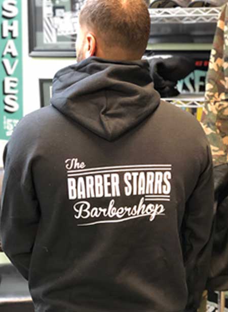 barberstarrs black hoodie