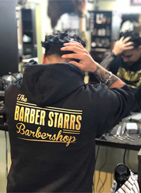 barberstarrs gold hoodie
